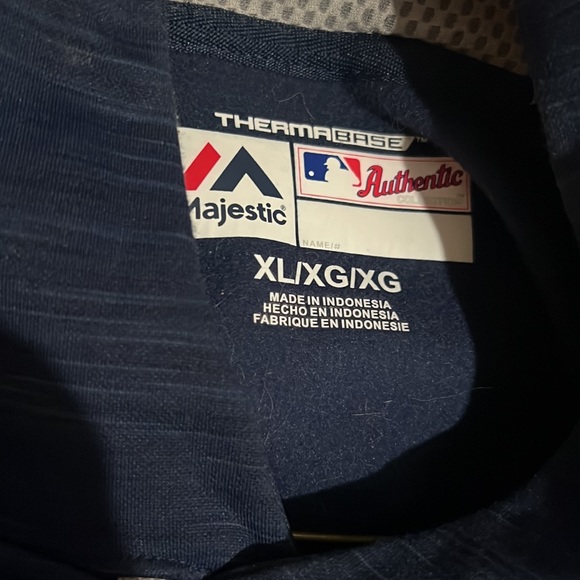 New York Mets Hoodie / Sweatshirt, NWOT. Authenic on field therma base - Size XL - Picture 3 of 3